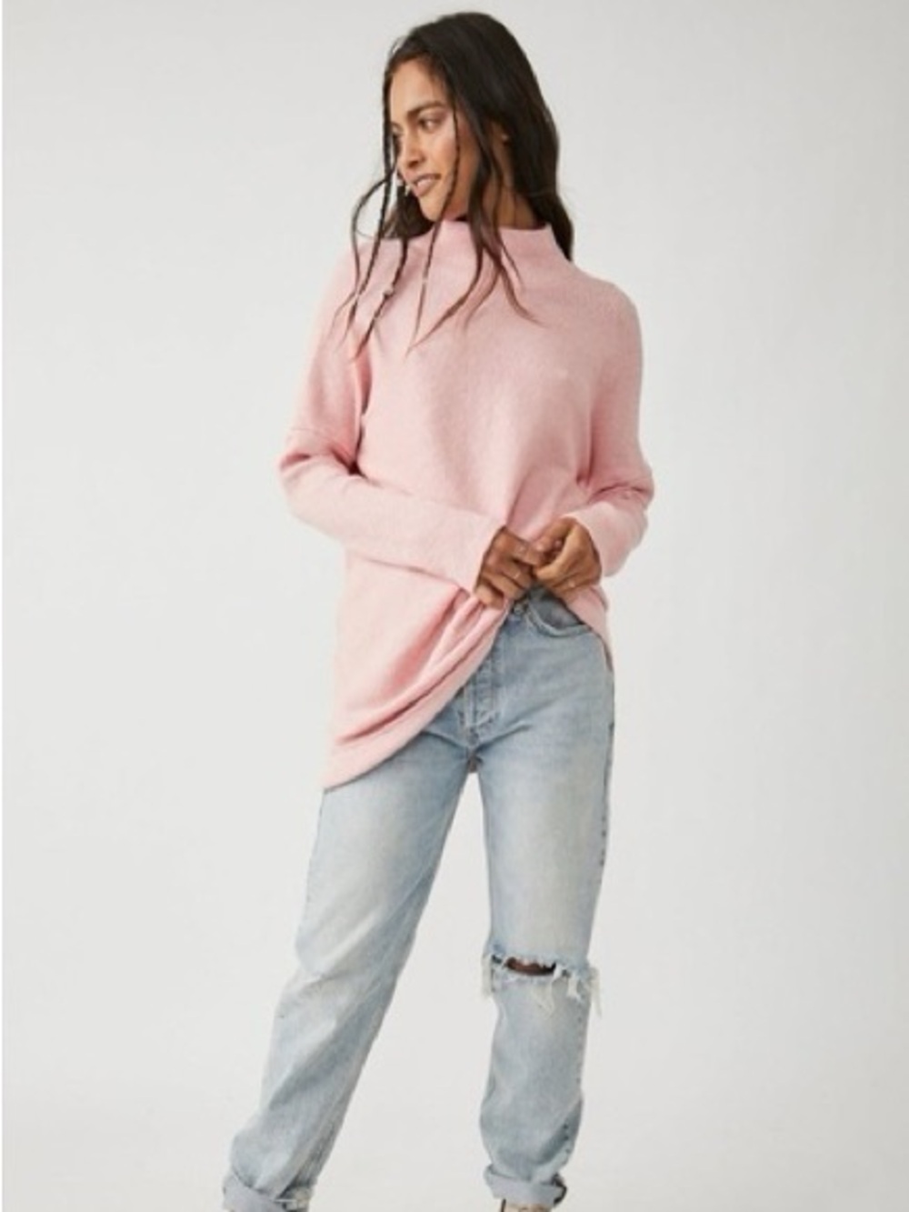 We the Free Free People Casey Tunic in Blush